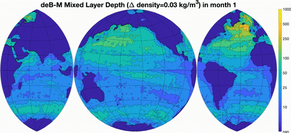 SEANOE mixed layer depth climatology (de Boyer-Montegut, 2022)